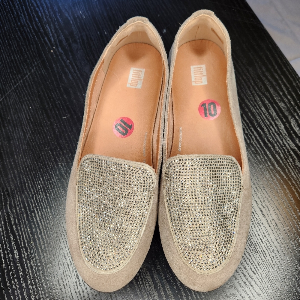 FitFlop Crystal Timberwolf Loafer